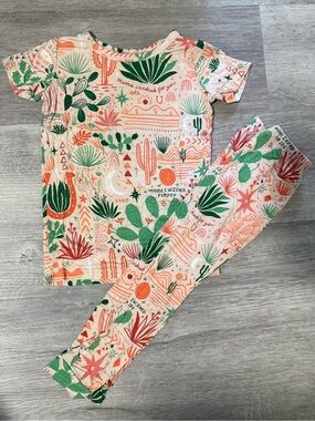 Desert Cactus Bamboo Toddler Pajamas